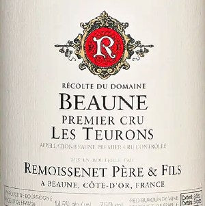 Remoissenet Beaune Les Teurons Premier Cru Burgundy France