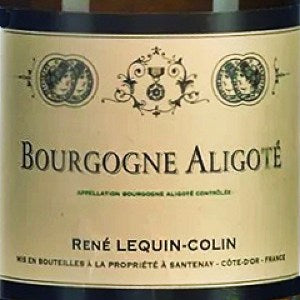 Rene Lequin Colin Bourgogne Aligote Burgundy France