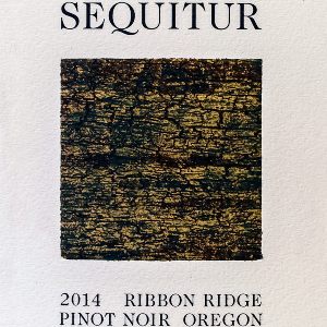 Sequitur Pinot Noir Ribbon Ridge Willamette Valley Oregon, 2014, 750