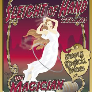 Sleight of Hand The Magician Riesling Evergreen Vineyard Columbia Valley Washington