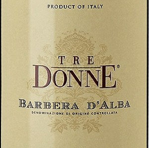 Tre Donne Barbera d'Alba Donna Rossa Piedmont Italy, 2022, 750