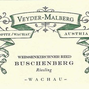 Veyder-Malberg Weissenkirchner Ried Buschenberg Riesling Spitz Wachau Austria