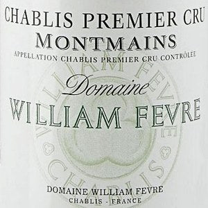 William Fevre Chablis Montmains Premier Cru Burgundy France