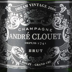 Andre Clouet Dream Vintage Champagne France, 2006, 750