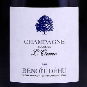 Benoit Dehu Cuvee De L'Orme Champagne France, 2017, 750