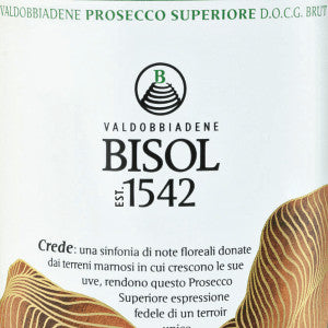 Bisol Crede Valdobbiandene Prosecco Superiore DOCG Brut Italy, 2018, 750