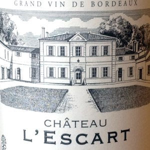 Chateau L'Escart Bordeaux Superieur Bordeaux France, 2018, 750