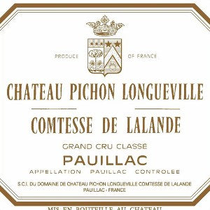 Chateau Pichon-Longueville Comtesse de Lalande Pauillac Bordeaux France, 2015 750