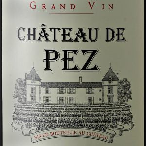 Chateau de Pez Saint-Estephe France, 2012, 750