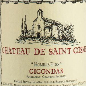 Chateau de Saint Cosme Hominis Fides Gigondas France, 2015, 750