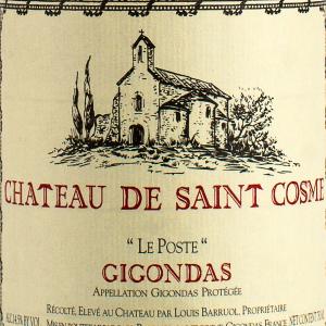 Chateau de Saint Cosme Le Poste Gigondas France, 2017, 750