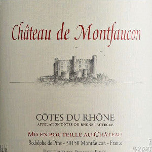 Chateau de Montfaucon Cotes du Rhone Rouge France, 2017, 750