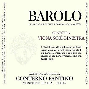 Conterno Fantino Barolo Sori Ginestra Piedmont Italy, 2017, 750