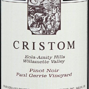Cristom Paul Gerrie Vineyard Pinot Noir Eola-Amity Hills Willamette Valley, 2019, 750