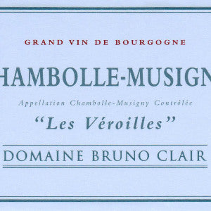 Domaine Bruno Clair Chambolle-Musigny Les Veroilles Burgundy France, 2017, 750