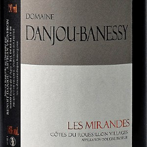 Domaine Danjou-Banessy Les Mirandes Rouge Cotes du Roussillon Villages France, 2018, 750