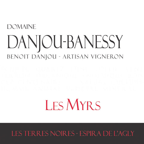 Domaine Danjou-Banessy Les Myrs Rouge Cotes Catalanes  France, 2019, 750
