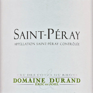 Domaine Durand Saint Peray France, 2018, 750