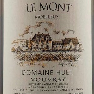 Domaine Huet Vouvray Le Mont Moelleux Loire Valley France, 2020, 750