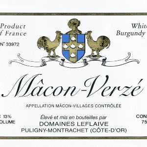 Domaine Leflaive Macon Verze Burgundy France, 2019, 750