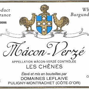 Domaine Leflaive Macon Verze Les Chenes Burgundy France, 2019, 750