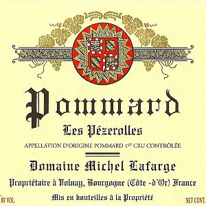 Domaine Michel Lafarge Domaine Michel Lafarge Pommard 1er Cru Les Pezerolles Burgundy France, 2018, 750