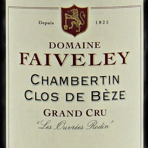Domaine Faiveley Chambertin-Clos de Beze Les Ouvrees Rodin Burgundy France, 2011, 750