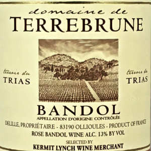 Domaine de Terrebrune Bandol Rosé France, 2014, 750