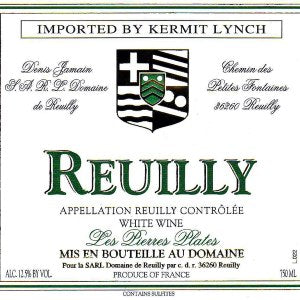 Domaine de Reuilly Sauvignon Blanc Pierres Plates Loire France 2020, NV, 750
