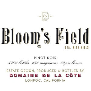 Domaine de la Cote Bloom's Field Sta Rita Hills California, 2017, 750