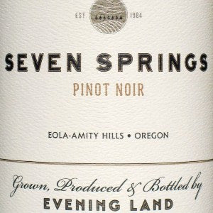 Evening Land Seven Springs Vineyard Pinot Noir Willamette Valley Oregon, 2021, 750