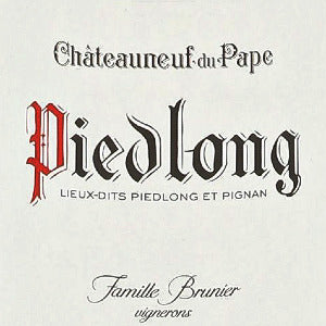 Famille Brunier Piedlong Chateauneuf Du Pape France, 2019, 750