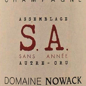 Flavien Nowack Assemblage S. A. Autre Cru Extra Brut Champagne, NV, 750
