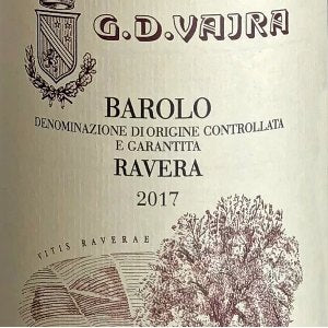 GD Vajra Barolo Ravera Piedmont Italy, 2017, 750