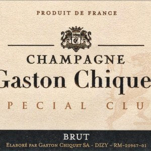 Gaston Chiquet Special Club Brut Champagne, 2014, 750
