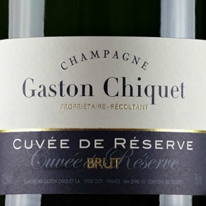 Gaston Chiquet Cuvee de Reserve Brut Champagne, NV, 750