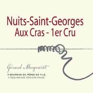 Gerard Mugneret Nuits St. Georges Premier Cru Aux Cras Burgundy France, 2018, 750