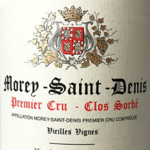 Henri & Philippe Jouan Morey Saint Denis Clos Sorbe Premier Cru Cote de Nuits Burgundy France, 2017, 750