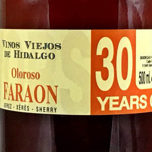 Hidalgo Faraon Oloroso 30 year Sherry, NV, 500ml