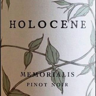 Holocene Memorialis Pinot Noir Yamhill-Carlton Willamette Valley Oregon, 2019, 750