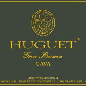 Huguet Can Feixes Cava Gran Reserva Brut Nature Catalonia Spain, 2008, 750