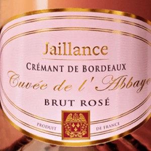 Jaillance Cremant de Bordeaux Cuvee de l' Abbaye Brut Rose France, NV, 750