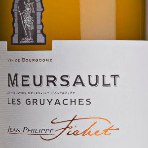 Jean Philippe Fichet Meursault Les Gruyaches Burgundy France, 2018, 750