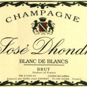 Jose Dhondt Blanc de Blancs Brut Champagne France, NV, 750