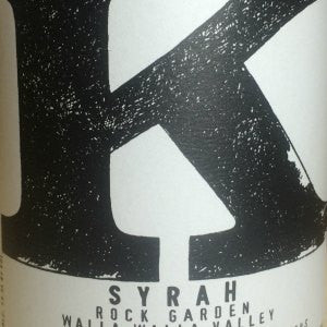 K Vintners Syrah Rock Garden, 2012, 750 