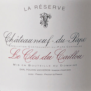 Le Clos du Caillou La Reserve Chateauneuf du Pape France, 2019, 750