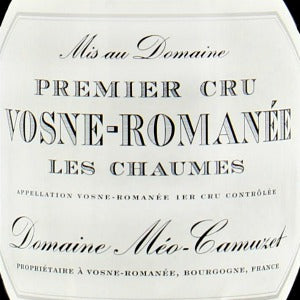 Maison Meo-Camuzet Vosne-Romanee Les Chaumes Premier Cru Burgundy France, 2015, 750