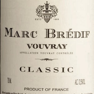 Marc Bredif Vouvray Classic Loire France, 2018, 750
