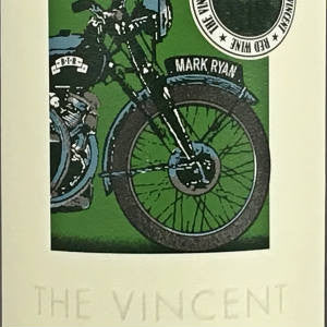 Mark Ryan The Vincent Red Board Track Racer Columbia Valley Washington, 2014, 750