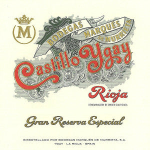 Marques de Murrieta Castillo Ygay Gran Reserva Especial Rioja Spain, 2011, 750